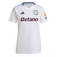 Camiseta Aston Villa Amadou Onana #24 Visitante Equipación para mujer 2024-25 manga corta